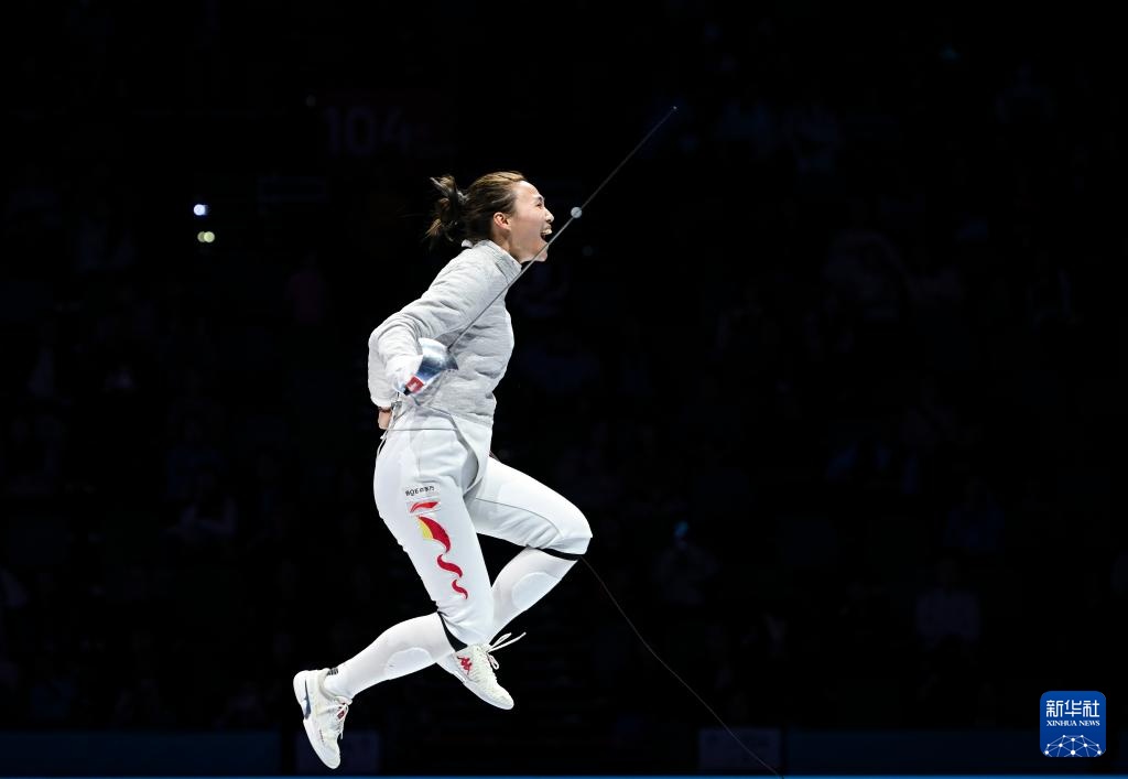 十五运会击剑——女子佩剑团体金牌赛：江苏队夺冠