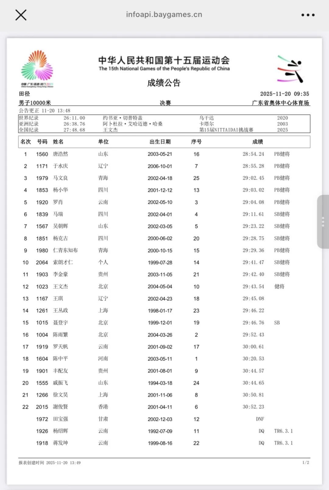 冠军，被取消！队友违规助跑，成绩判定无效