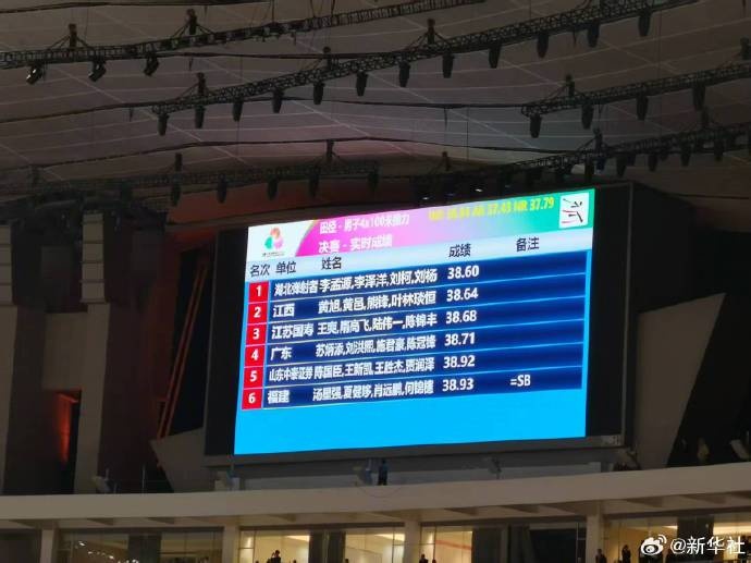 苏炳添，谢幕！广东队男子4×100米接力无缘奖牌