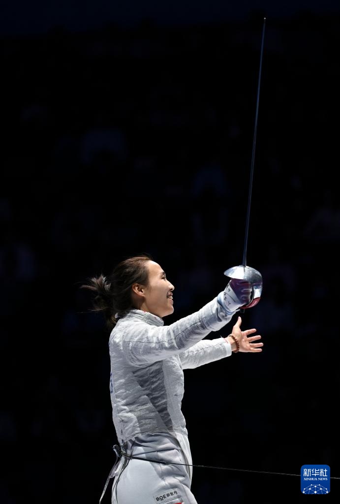 十五运会击剑——女子佩剑团体金牌赛：江苏队夺冠