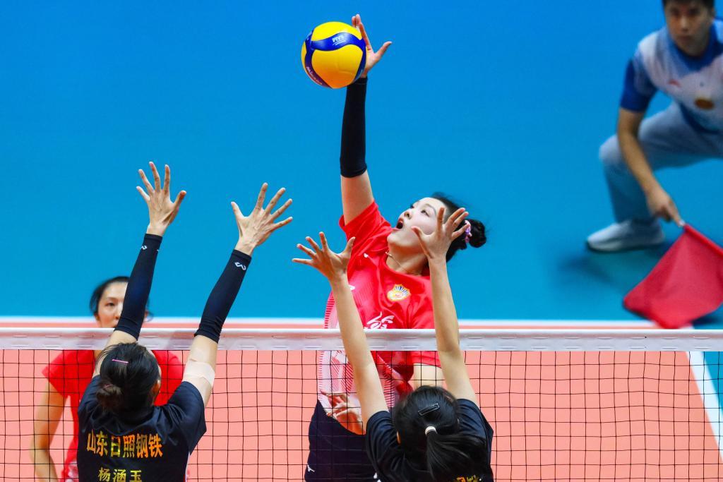 江苏队第二次夺得全运会女排成年组冠军