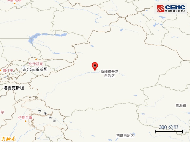 新疆阿克苏地区库车市发生3.1级地震，震源深度19千米