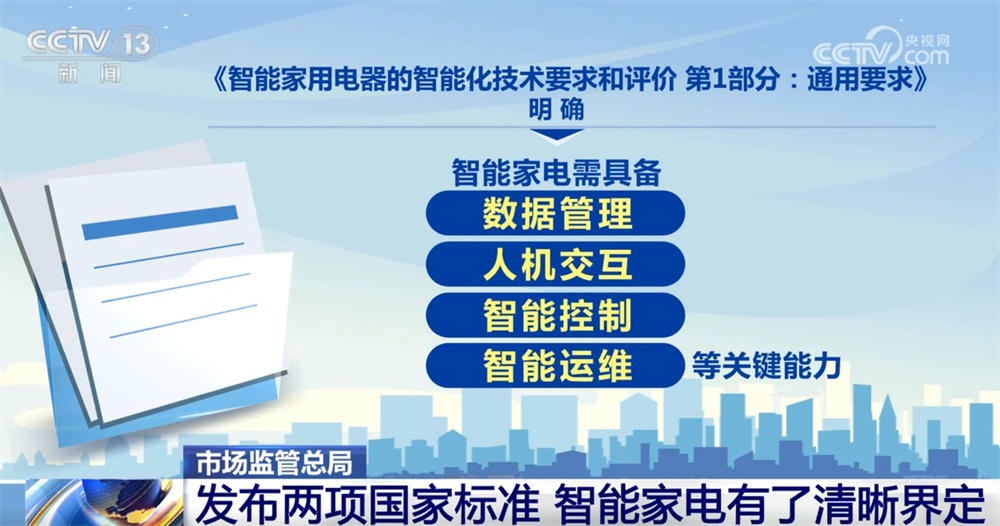 智能家电“新国标”来了！为消费者明白选购、安心使用提供指引
