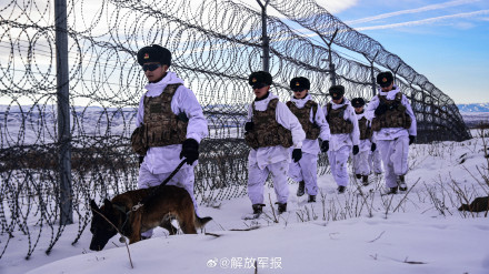 致敬坚守！边防战士踏雪巡边关