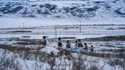致敬坚守！边防战士踏雪巡边关