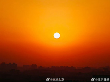 美好!北京晚霞就是甜蜜的颜色 美好!北京晚霞就是甜蜜的颜色