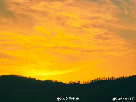 美好!北京晚霞就是甜蜜的颜色 美好!北京晚霞就是甜蜜的颜色