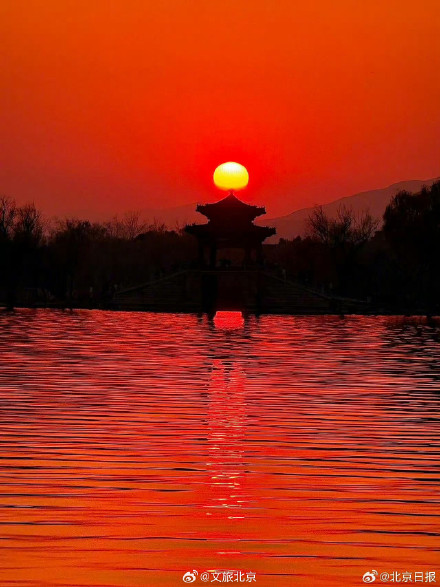 美好!北京晚霞就是甜蜜的颜色 美好!北京晚霞就是甜蜜的颜色