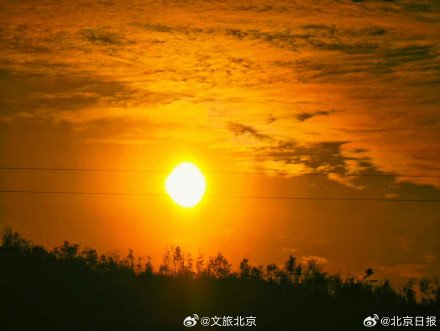 美好!北京晚霞就是甜蜜的颜色 美好!北京晚霞就是甜蜜的颜色