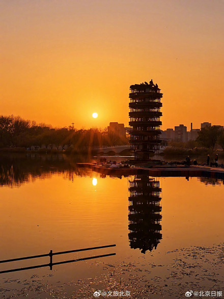 美好!北京晚霞就是甜蜜的颜色 美好!北京晚霞就是甜蜜的颜色