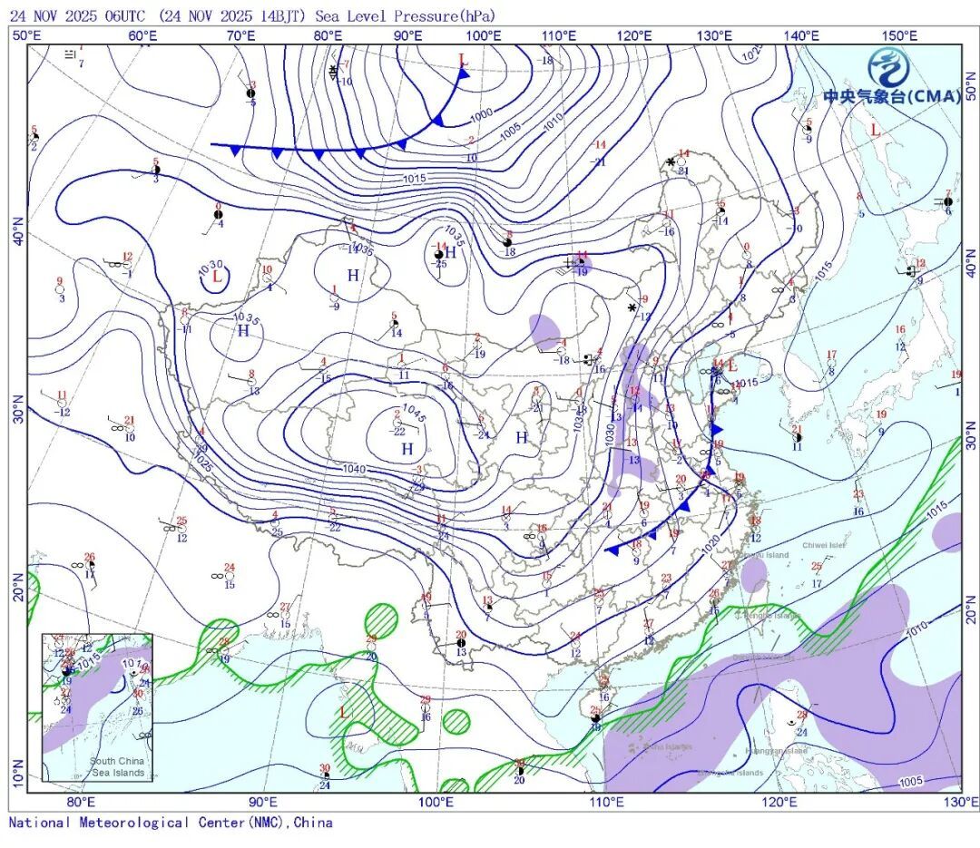 今夜 “速冻” 模式开启，上海多区发布寒潮蓝色预警！周四还有新一股冷空气