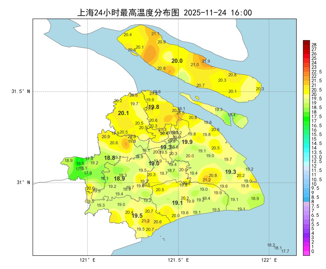 今夜 “速冻” 模式开启，上海多区发布寒潮蓝色预警！周四还有新一股冷空气