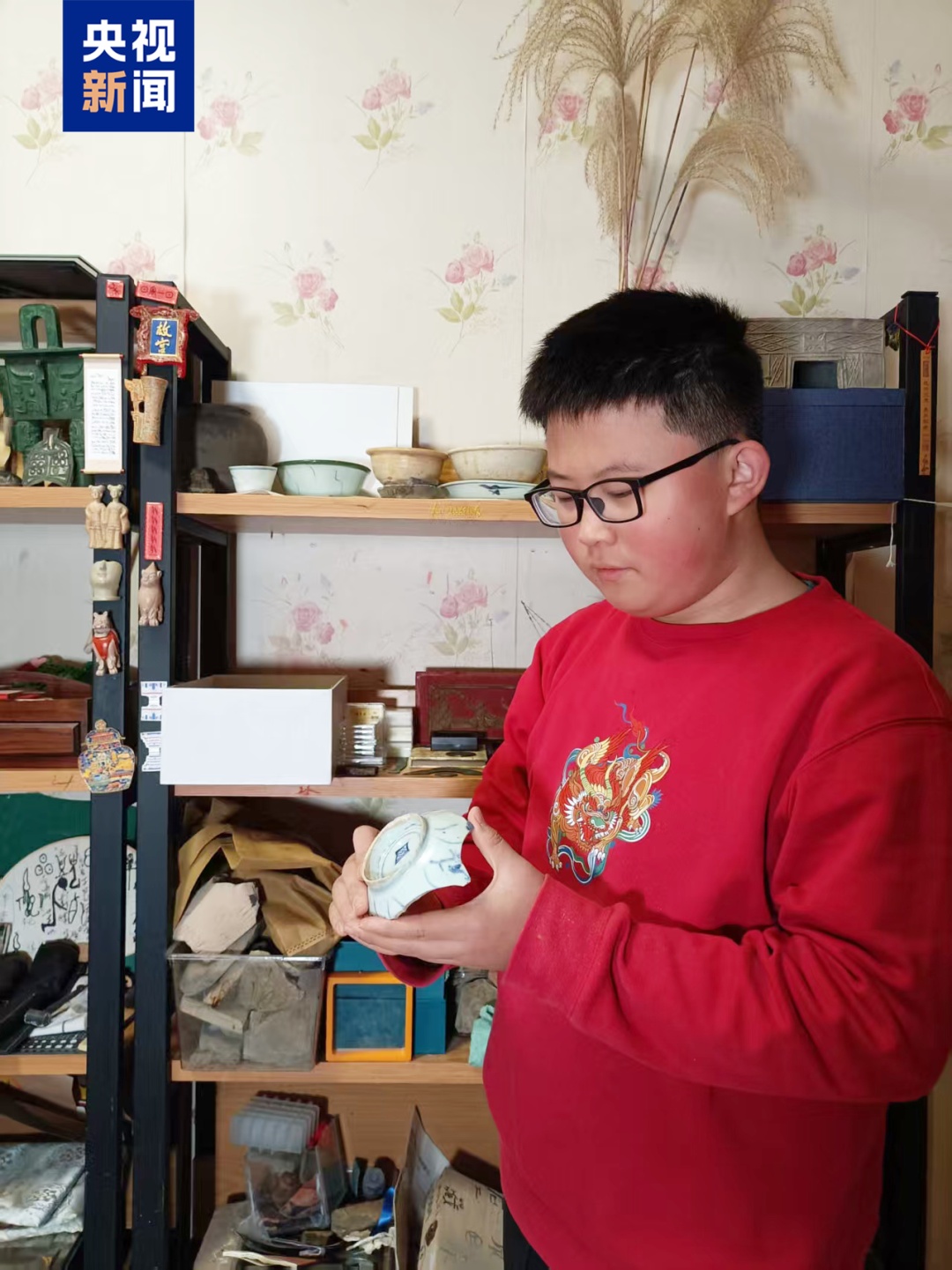 将卧室“爆改”成博物馆？这位初中生火了！