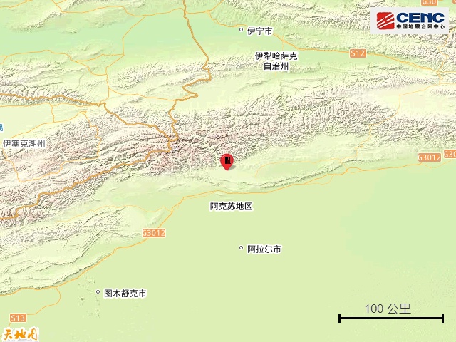 新疆阿克苏地区拜城县发生3.1级地震,震源深度10千米 新疆阿克苏地区拜城县发生3.1级地震,震源深度10千米