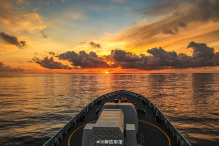 直击海军某护卫舰支队开展海上训练