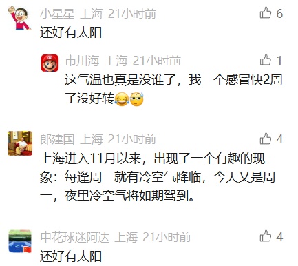 跌至0℃!上海本轮寒潮最冷时段确定 跌至0℃!上海本轮寒潮最冷时段确定