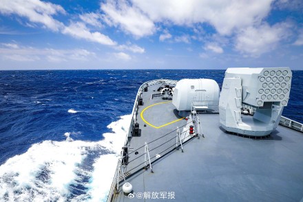 直击海军某护卫舰支队开展海上训练