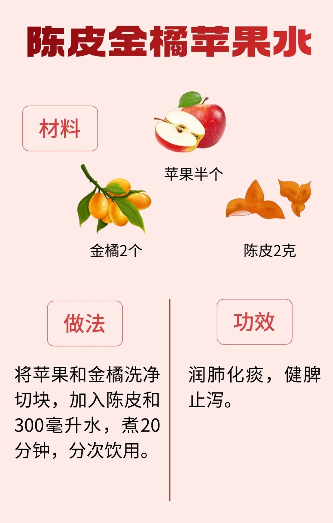 中医推荐的苹果水，每周喝2次，脾胃太舒服了~