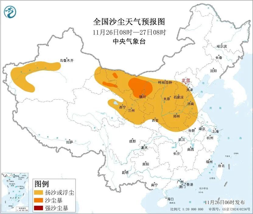 大风、沙尘暴、降温！阵风强度同期少见，或破纪录！陕西预警→