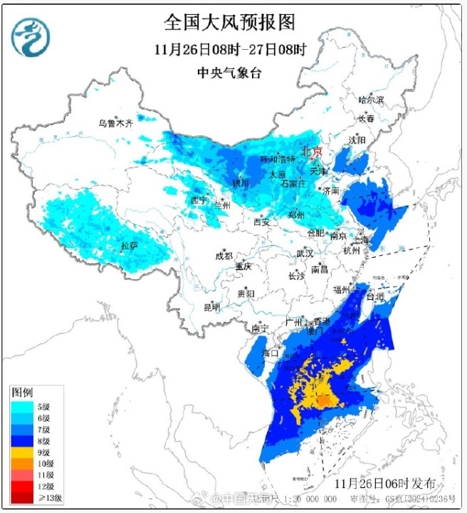 大风、沙尘暴、降温！阵风强度同期少见，或破纪录！陕西预警→