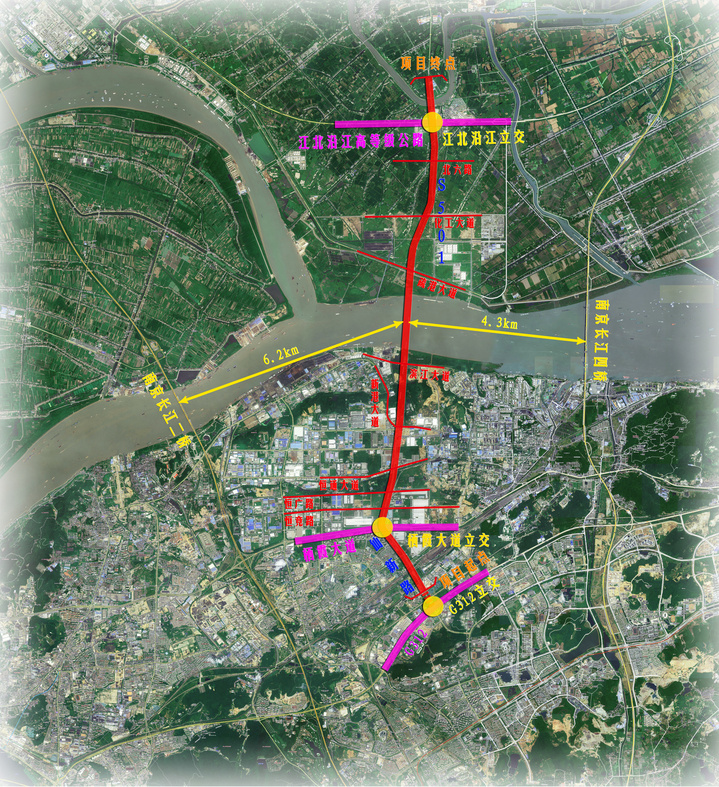 南京新生圩长江大桥11月26日正式通车