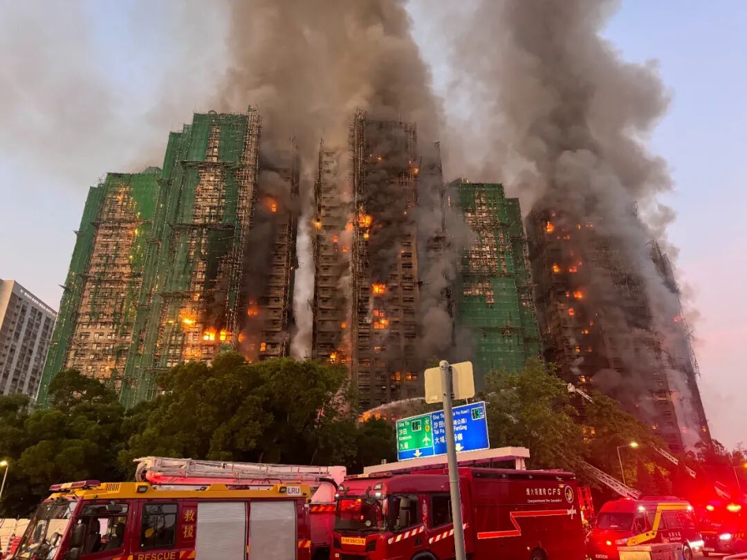 香港大埔火势已全部受控，港媒：今年棚架火警至少10宗