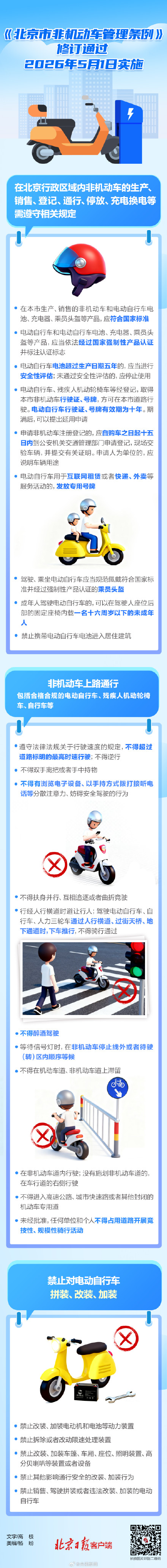 明年5月1日起，北京将强制要求骑乘电动车戴头盔
