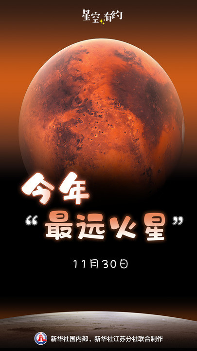 后天将迎今年最远火星
