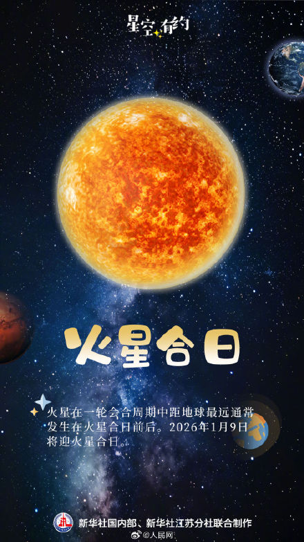 11月30日将迎2025年最远火星
