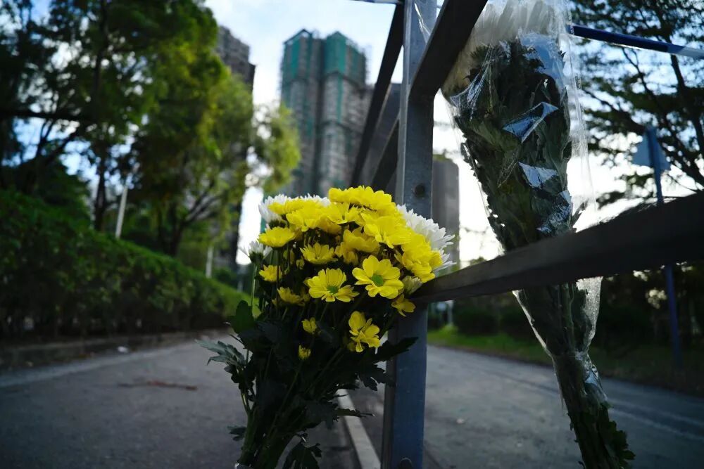 香港大埔火灾善后工作持续进行