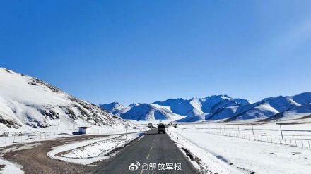 过冬物资已运抵高原边防一线 过冬物资已运抵高原边防一线