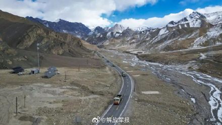 过冬物资已运抵高原边防一线 过冬物资已运抵高原边防一线