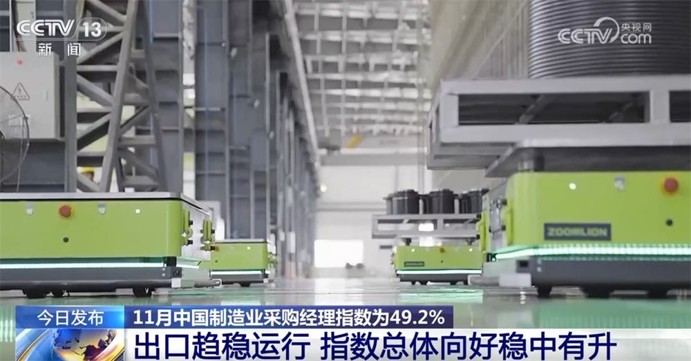 透过11月份“关键经济指标”看中国制造业“稳+进” 金融活动和新动能表现良好 透过11月份“关键经济指标”看中国制造业“稳+进” 金融活动和新动能表现良好