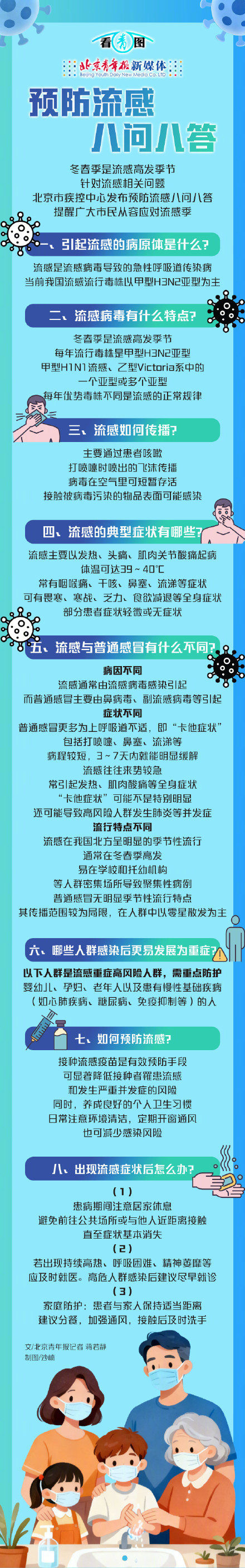 流感季来临 北京疾控发布预防流感八问八答
