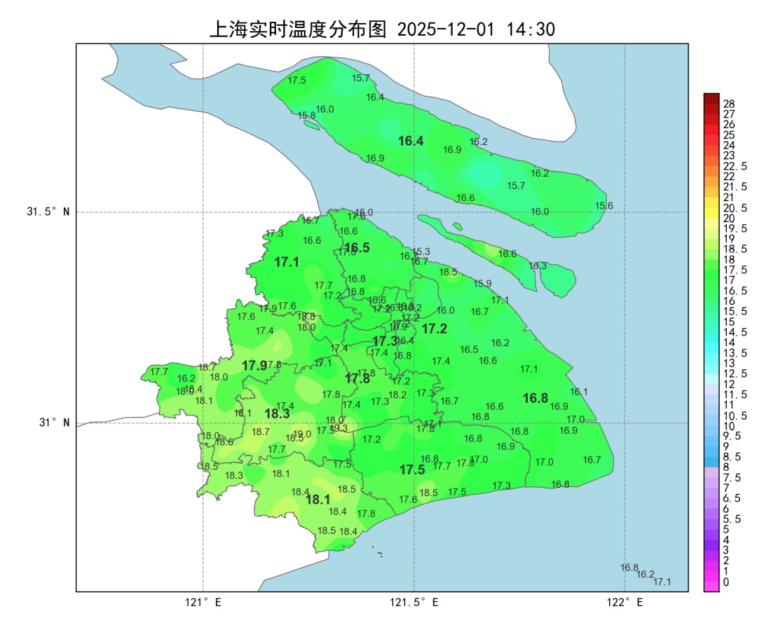 上海今天发布空气污染提醒！冷空气一波接一波，周三全天降至个位数