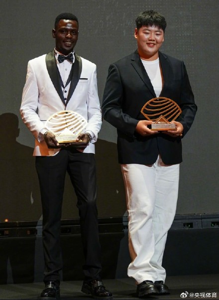 张家乐获世界田联年度新星奖