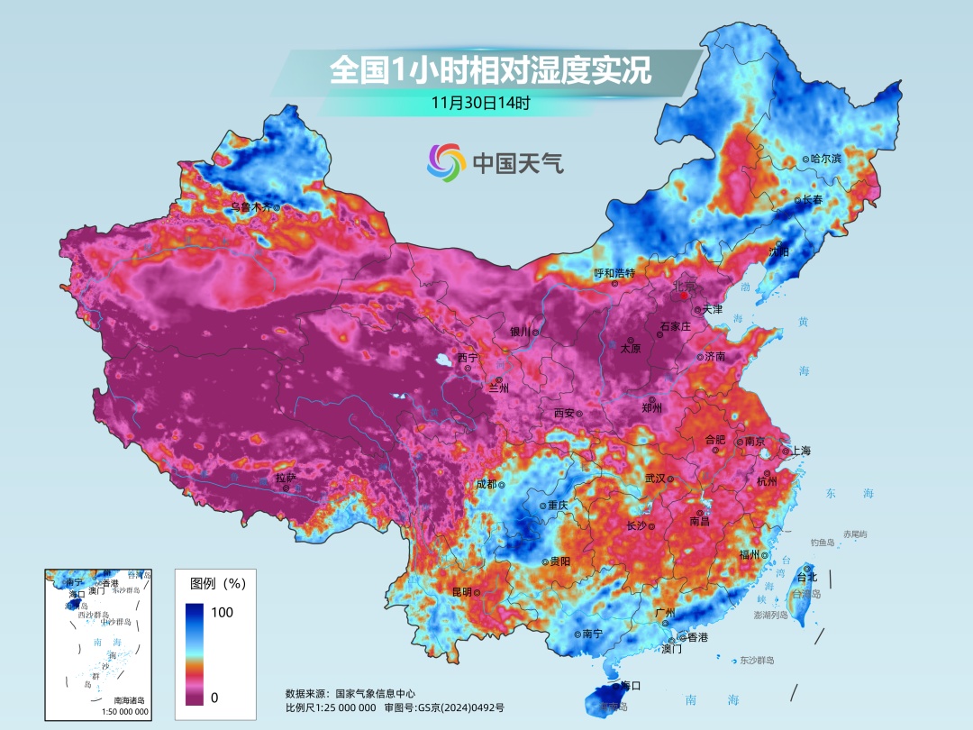 未来一周气温将先降后升，南方终于要下雨了