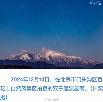 期待！12月有2场流星雨