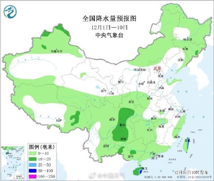 我国经历了1961年来最干燥的11月下旬 12月上旬干燥状态仍会持续 我国经历了1961年来最干燥的11月下旬 12月上旬干燥状态仍会持续