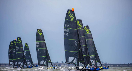 2025年全国帆船冠军赛在海口开赛