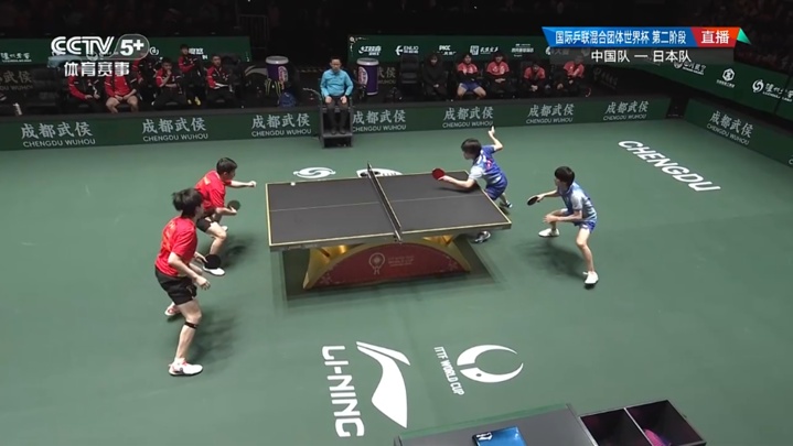 八连胜！混团世界杯中国队8比5战胜日本队