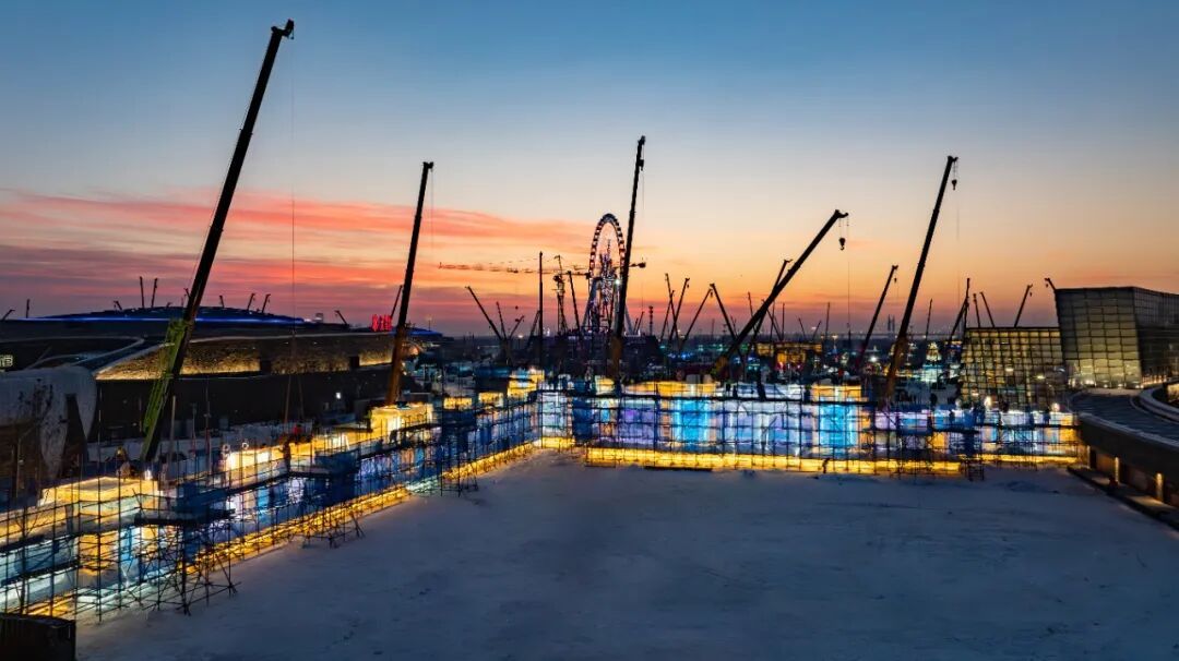 冰雪大世界进度条刷新！全冰版“哈尔滨站”即将亮相