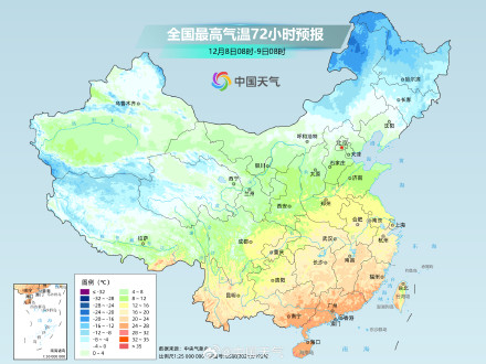 大范围回暖持续 气温将从北到南升至近期高点