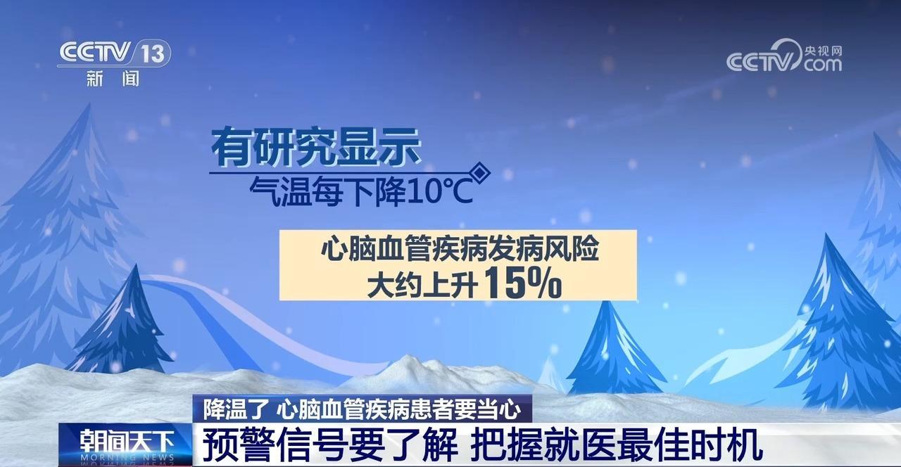 大雪节气已至 心脑血管疾病患者要当心降温