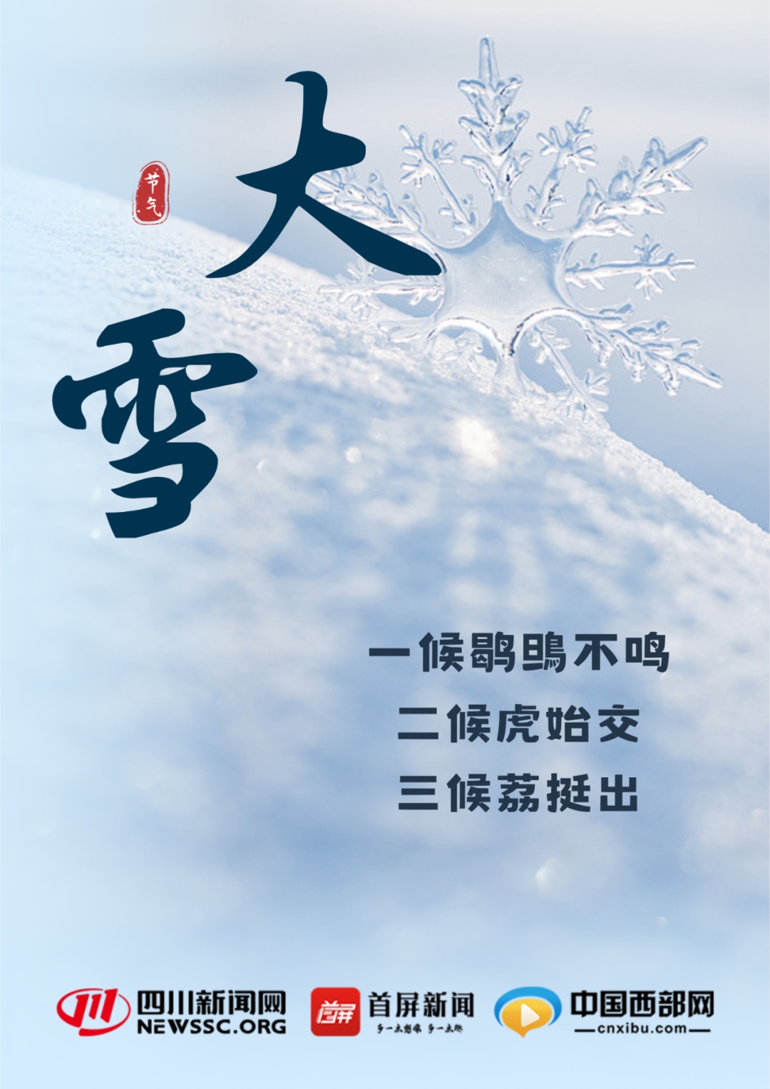 今日大雪！雪纷飞，仲冬始