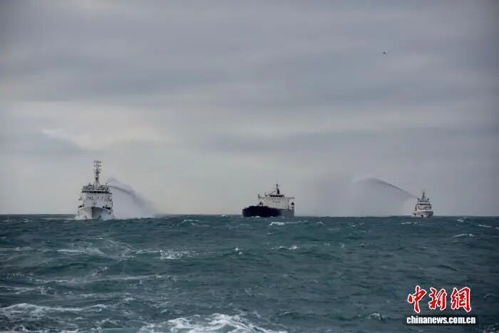 首次台湾浅滩海域搜救应急演练举行