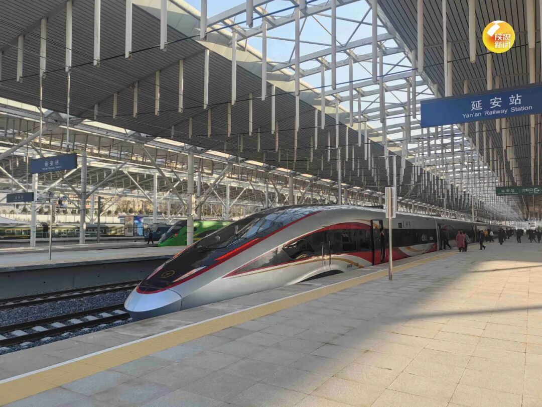 这么快就到延安了！西延高铁今日迎来首批试乘旅客