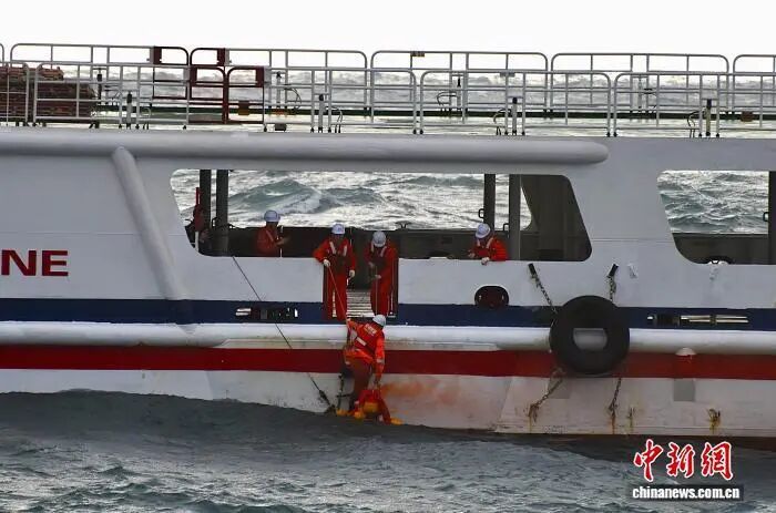 首次台湾浅滩海域搜救应急演练举行