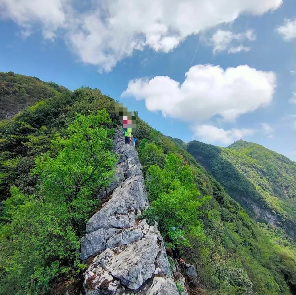 男子登山时玩手机摔下悬崖，疑似当事人称“福大命大，活着真好”，景区：涉事地点只允许远观，不允许攀登