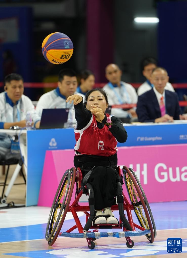 全国残特奥会女子三人轮椅篮球赛：云南队胜浙江队